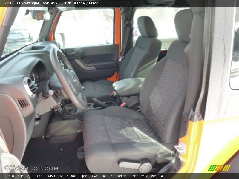 Crush Orange / Black 2012 Jeep Wrangler Sport 4x4
