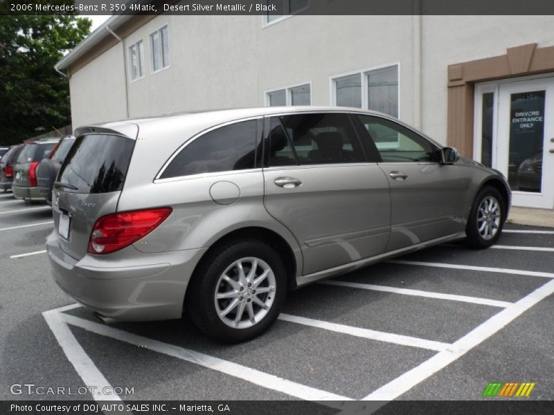 Desert Silver Metallic / Black 2006 Mercedes-Benz R 350 4Matic