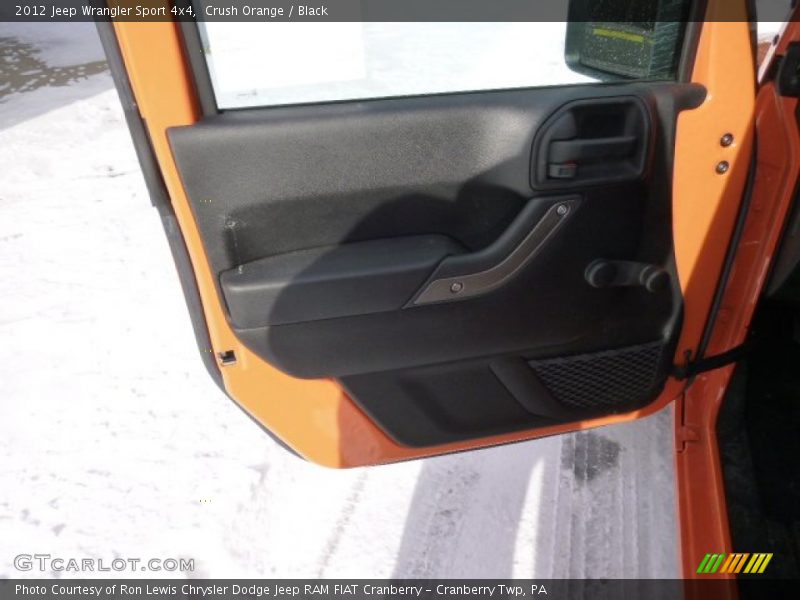 Crush Orange / Black 2012 Jeep Wrangler Sport 4x4