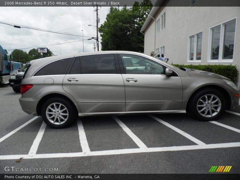 Desert Silver Metallic / Black 2006 Mercedes-Benz R 350 4Matic
