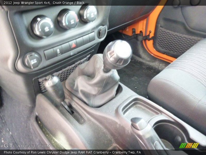 Crush Orange / Black 2012 Jeep Wrangler Sport 4x4