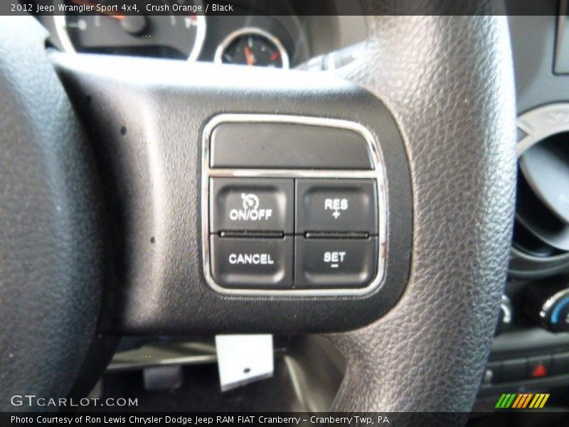 Crush Orange / Black 2012 Jeep Wrangler Sport 4x4