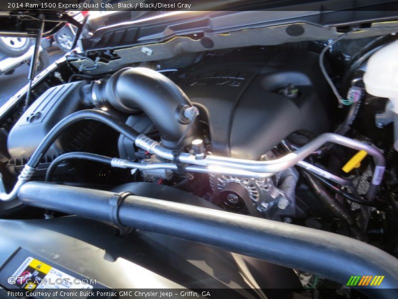 Black / Black/Diesel Gray 2014 Ram 1500 Express Quad Cab
