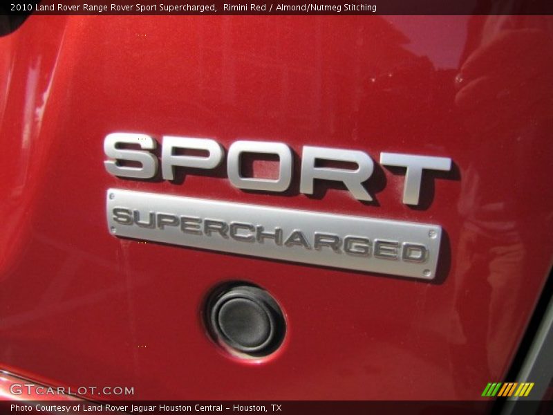 Rimini Red / Almond/Nutmeg Stitching 2010 Land Rover Range Rover Sport Supercharged