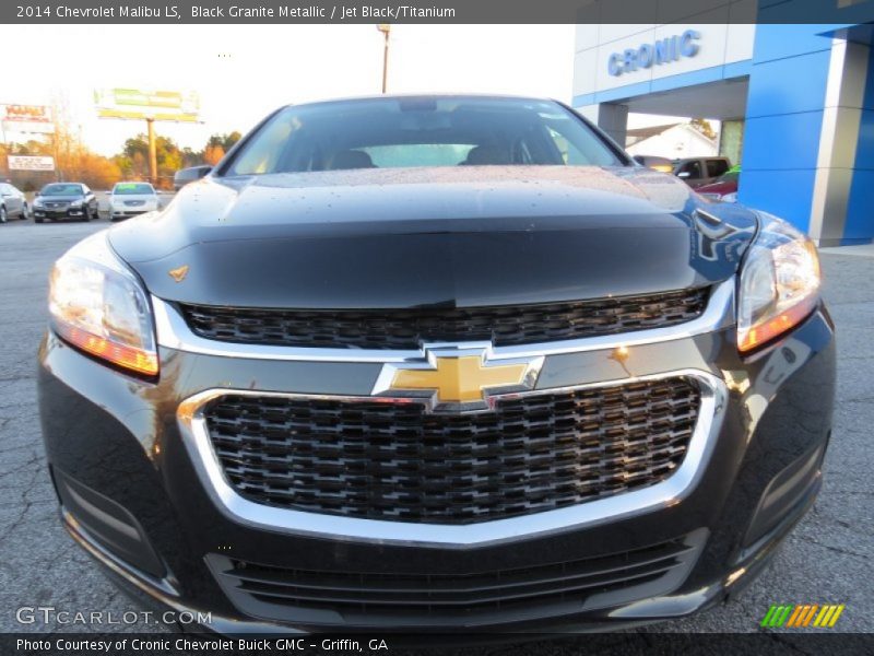 Black Granite Metallic / Jet Black/Titanium 2014 Chevrolet Malibu LS
