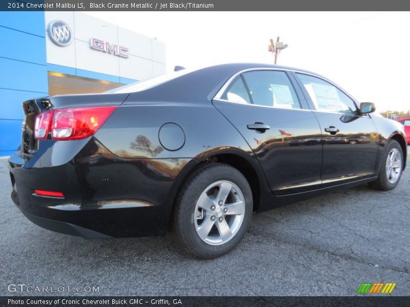 Black Granite Metallic / Jet Black/Titanium 2014 Chevrolet Malibu LS