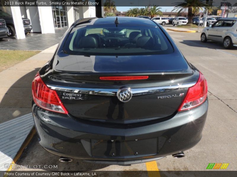 Smoky Gray Metallic / Ebony 2013 Buick Regal Turbo