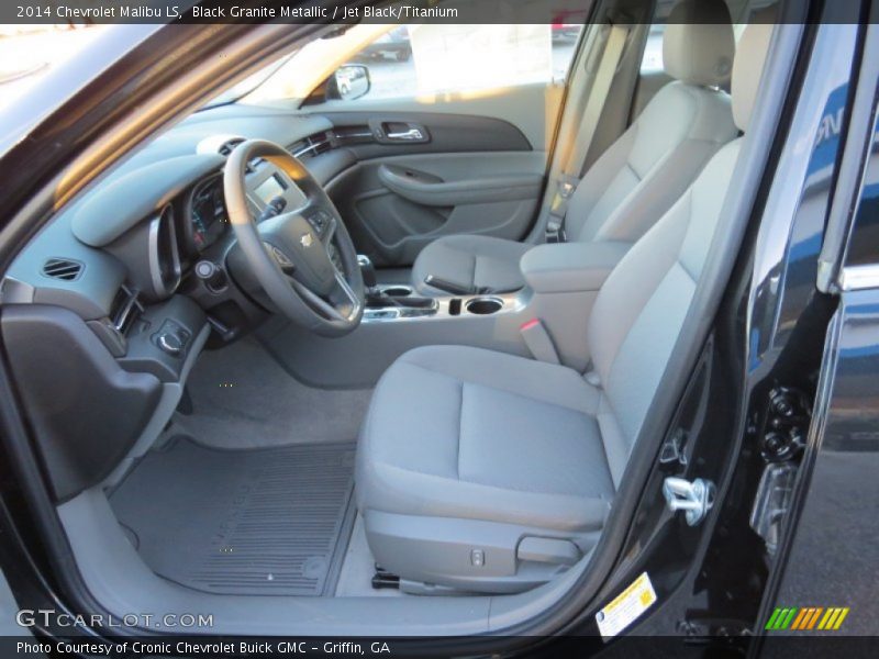 Black Granite Metallic / Jet Black/Titanium 2014 Chevrolet Malibu LS