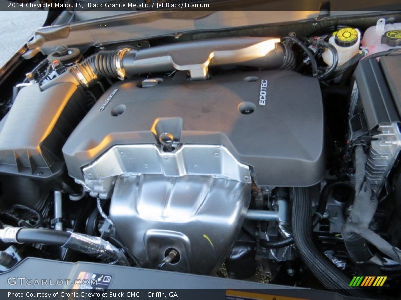Black Granite Metallic / Jet Black/Titanium 2014 Chevrolet Malibu LS
