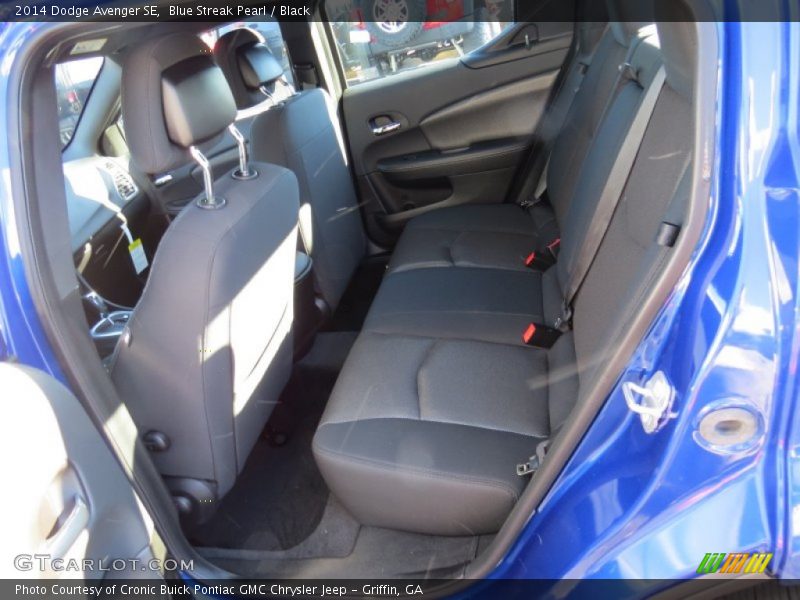 Blue Streak Pearl / Black 2014 Dodge Avenger SE