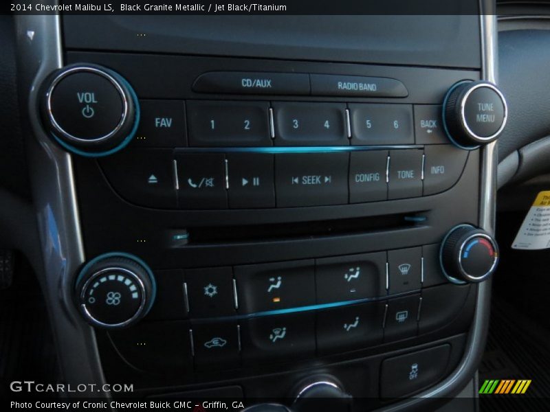 Black Granite Metallic / Jet Black/Titanium 2014 Chevrolet Malibu LS