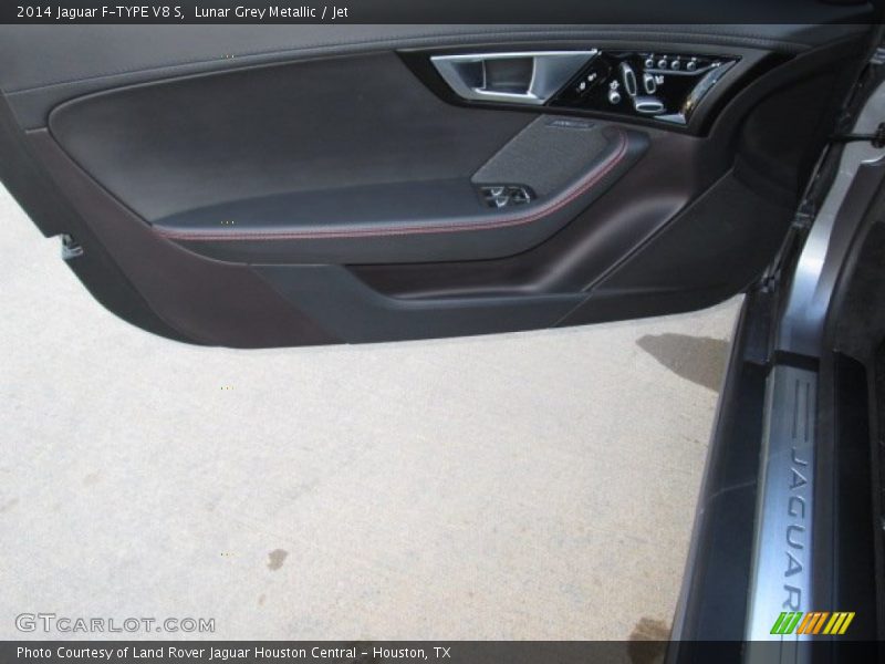 Lunar Grey Metallic / Jet 2014 Jaguar F-TYPE V8 S