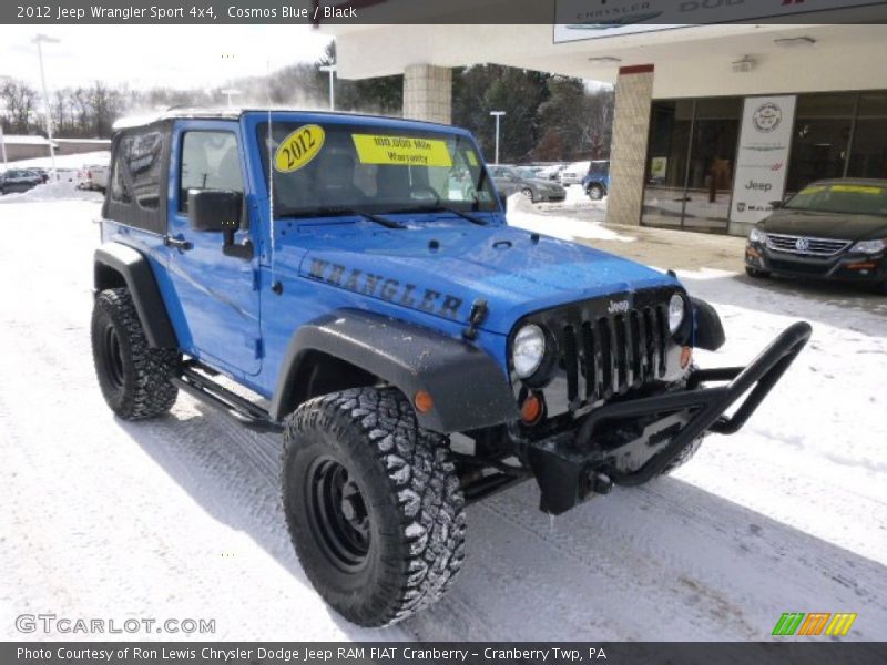 Cosmos Blue / Black 2012 Jeep Wrangler Sport 4x4