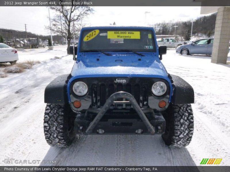Cosmos Blue / Black 2012 Jeep Wrangler Sport 4x4