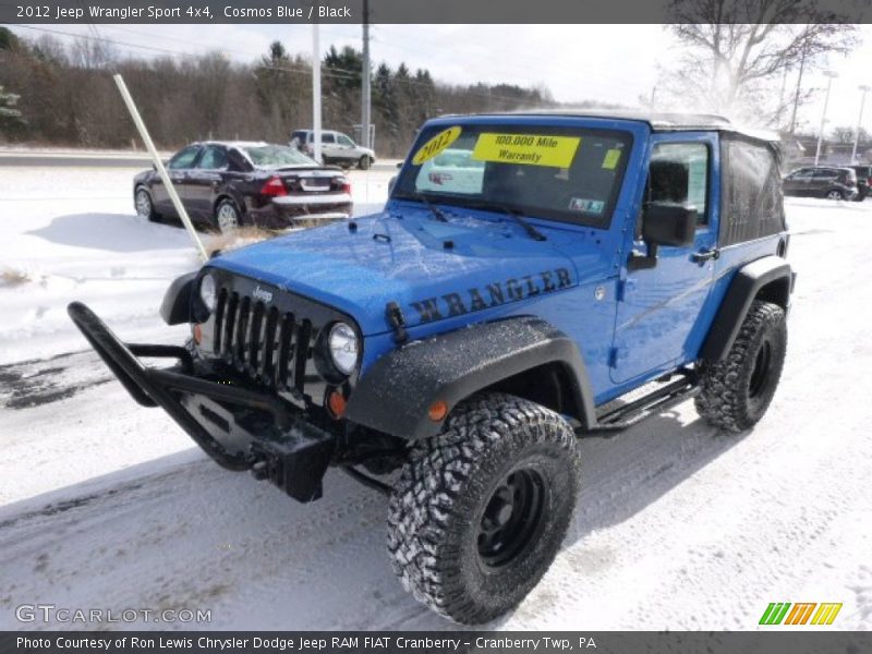 Cosmos Blue / Black 2012 Jeep Wrangler Sport 4x4