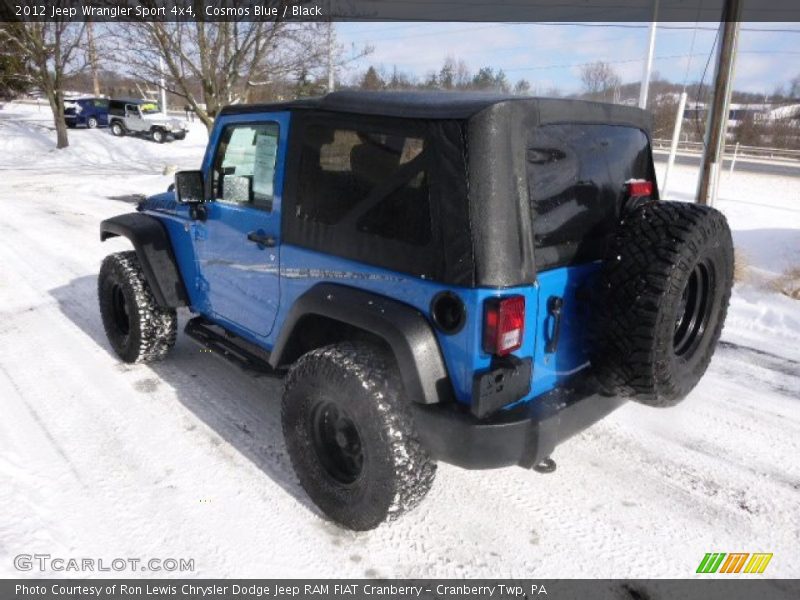 Cosmos Blue / Black 2012 Jeep Wrangler Sport 4x4
