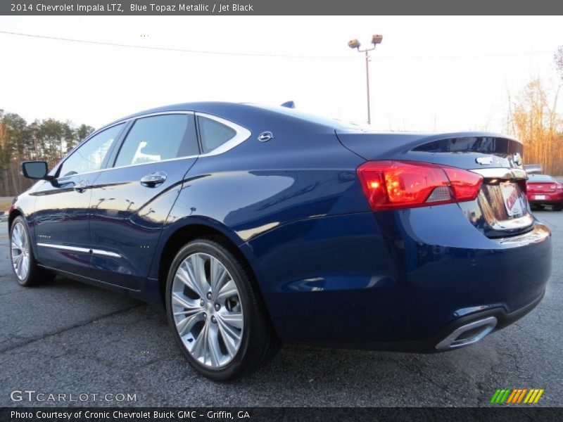 Blue Topaz Metallic / Jet Black 2014 Chevrolet Impala LTZ