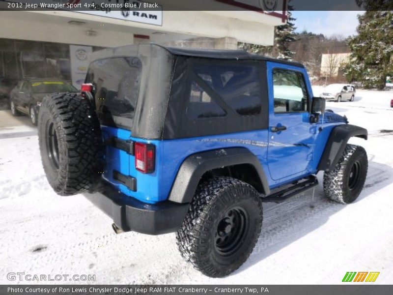 Cosmos Blue / Black 2012 Jeep Wrangler Sport 4x4
