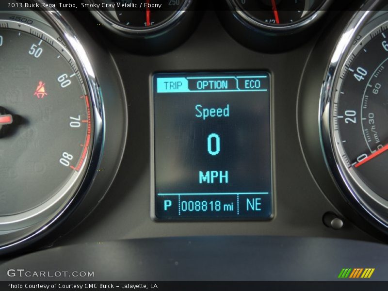 Smoky Gray Metallic / Ebony 2013 Buick Regal Turbo