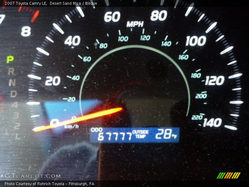 Desert Sand Mica / Bisque 2007 Toyota Camry LE