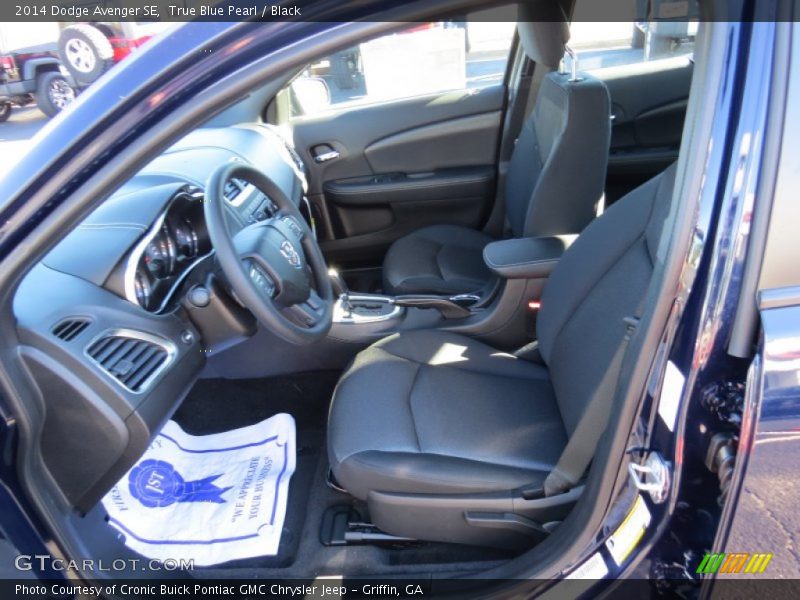 True Blue Pearl / Black 2014 Dodge Avenger SE