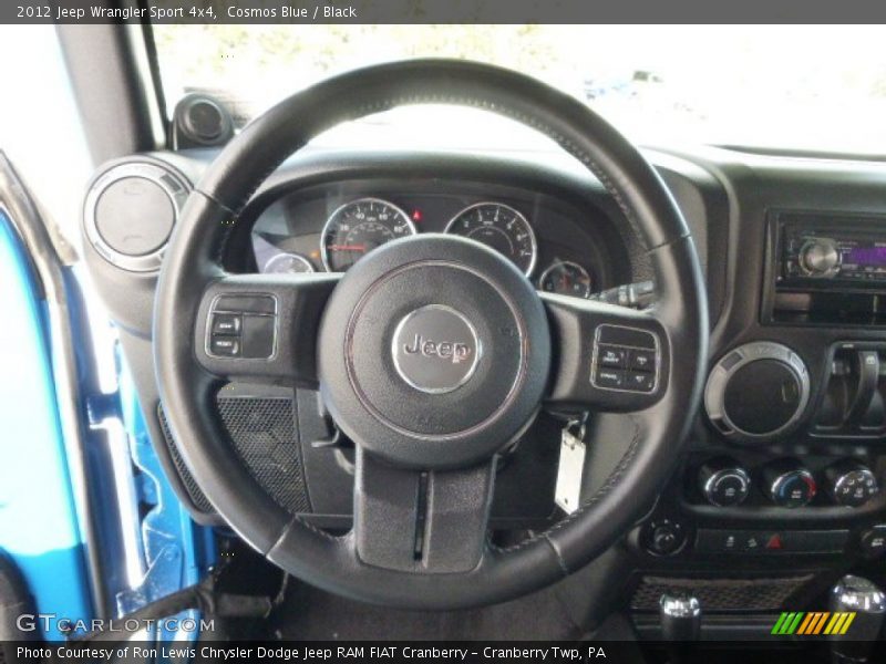 Cosmos Blue / Black 2012 Jeep Wrangler Sport 4x4