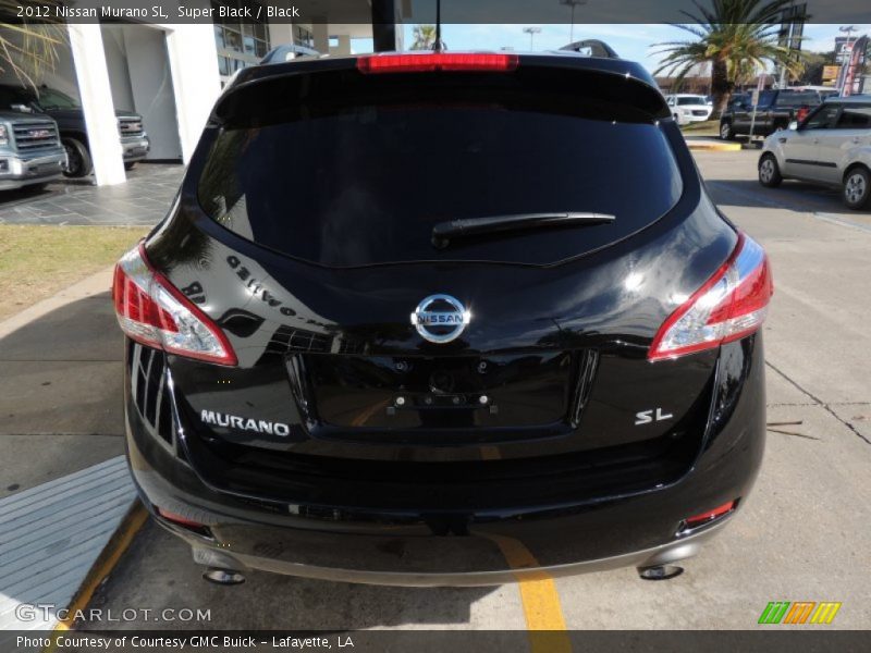 Super Black / Black 2012 Nissan Murano SL