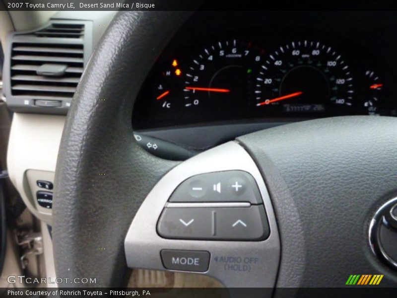 Desert Sand Mica / Bisque 2007 Toyota Camry LE