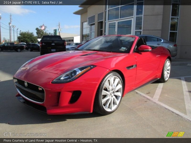 Front 3/4 View of 2014 F-TYPE V8 S
