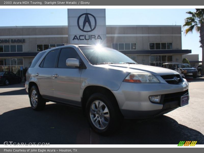Starlight Silver Metallic / Ebony 2003 Acura MDX Touring