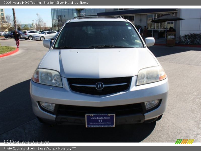 Starlight Silver Metallic / Ebony 2003 Acura MDX Touring