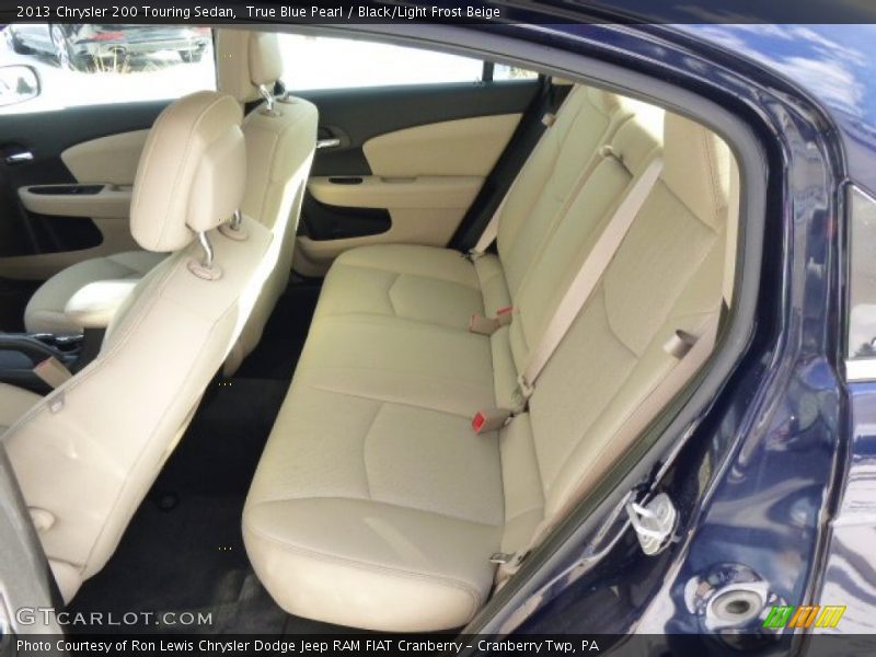 True Blue Pearl / Black/Light Frost Beige 2013 Chrysler 200 Touring Sedan