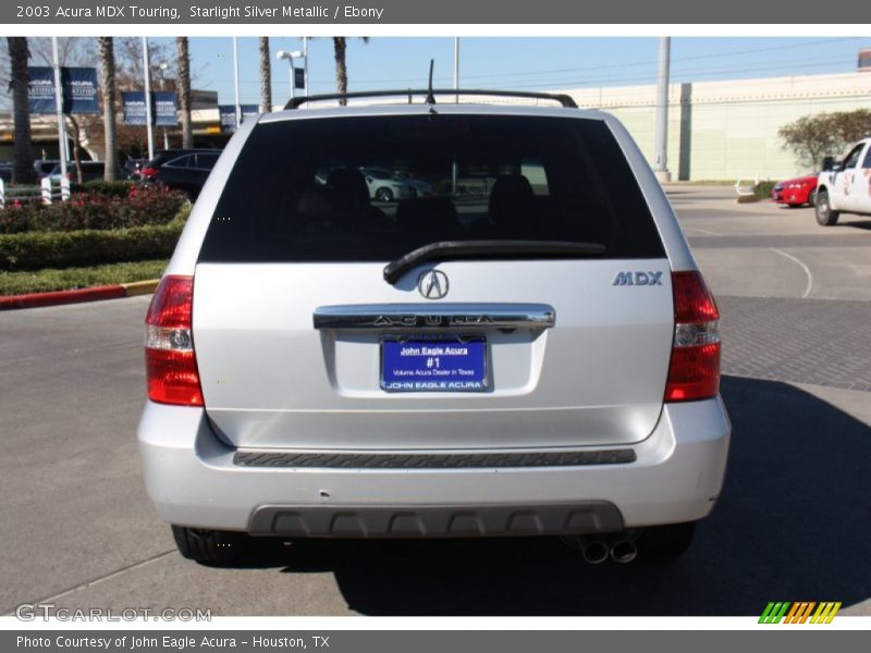 Starlight Silver Metallic / Ebony 2003 Acura MDX Touring
