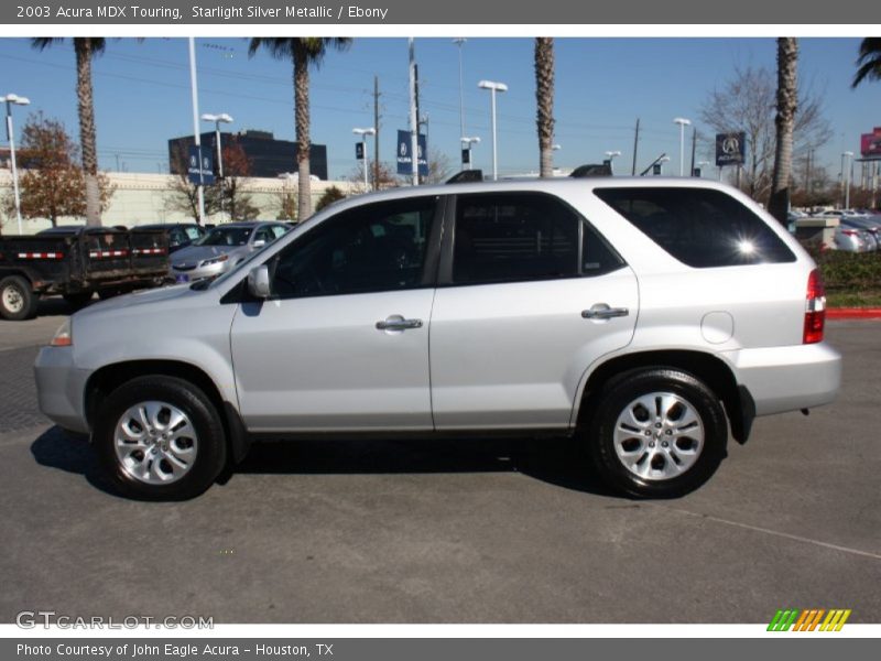 Starlight Silver Metallic / Ebony 2003 Acura MDX Touring