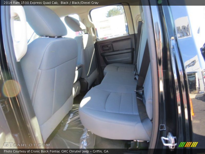 Black / Black/Diesel Gray 2014 Ram 1500 Express Quad Cab