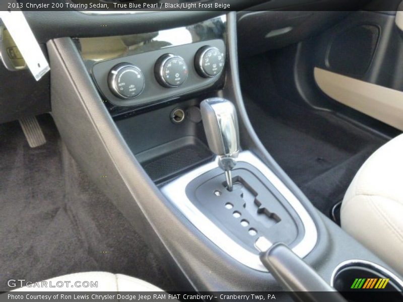 True Blue Pearl / Black/Light Frost Beige 2013 Chrysler 200 Touring Sedan