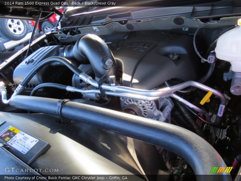 Black / Black/Diesel Gray 2014 Ram 1500 Express Quad Cab