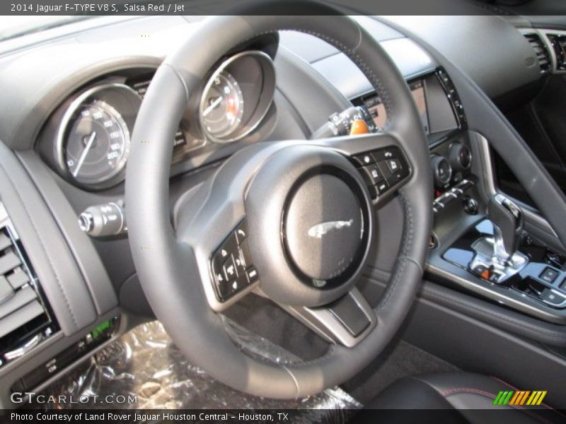Salsa Red / Jet 2014 Jaguar F-TYPE V8 S