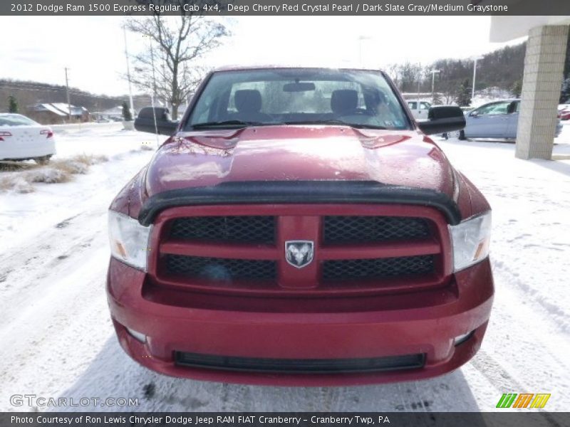 Deep Cherry Red Crystal Pearl / Dark Slate Gray/Medium Graystone 2012 Dodge Ram 1500 Express Regular Cab 4x4