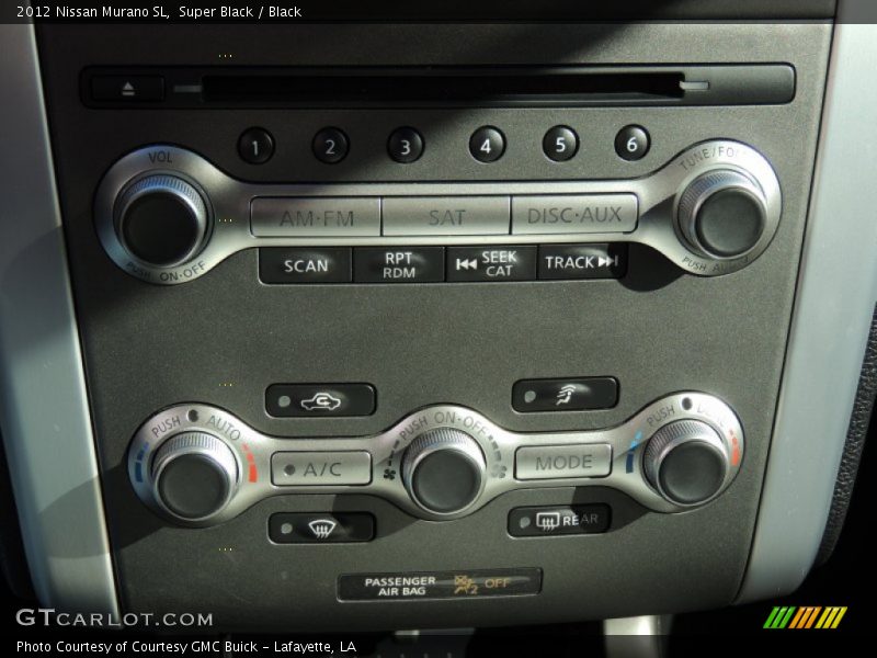 Super Black / Black 2012 Nissan Murano SL