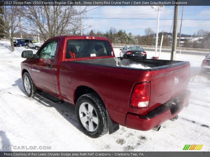 Deep Cherry Red Crystal Pearl / Dark Slate Gray/Medium Graystone 2012 Dodge Ram 1500 Express Regular Cab 4x4