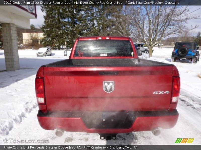 Deep Cherry Red Crystal Pearl / Dark Slate Gray/Medium Graystone 2012 Dodge Ram 1500 Express Regular Cab 4x4