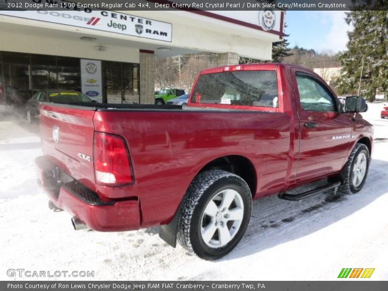 Deep Cherry Red Crystal Pearl / Dark Slate Gray/Medium Graystone 2012 Dodge Ram 1500 Express Regular Cab 4x4
