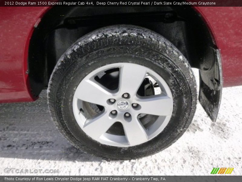 Deep Cherry Red Crystal Pearl / Dark Slate Gray/Medium Graystone 2012 Dodge Ram 1500 Express Regular Cab 4x4