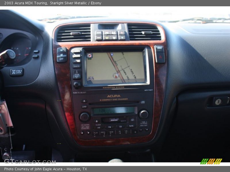 Starlight Silver Metallic / Ebony 2003 Acura MDX Touring