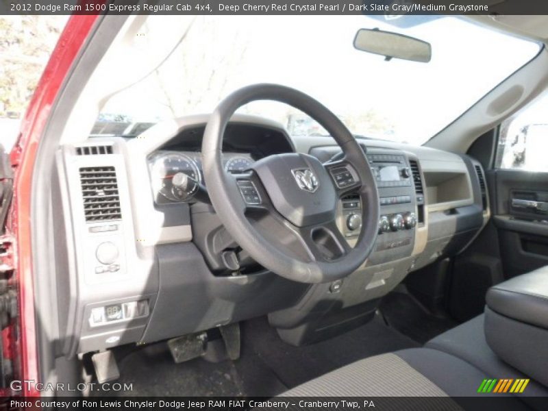Deep Cherry Red Crystal Pearl / Dark Slate Gray/Medium Graystone 2012 Dodge Ram 1500 Express Regular Cab 4x4