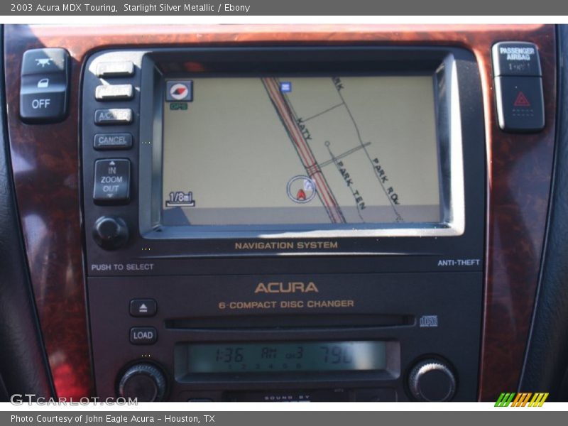 Starlight Silver Metallic / Ebony 2003 Acura MDX Touring