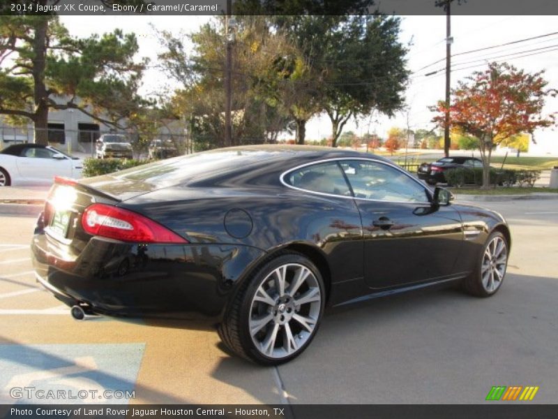 Ebony / Caramel/Caramel 2014 Jaguar XK Coupe