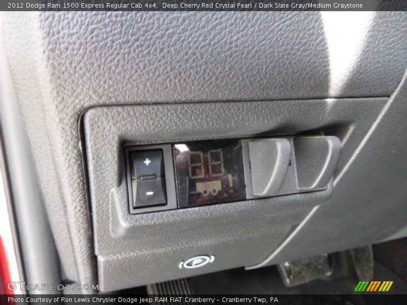 Deep Cherry Red Crystal Pearl / Dark Slate Gray/Medium Graystone 2012 Dodge Ram 1500 Express Regular Cab 4x4