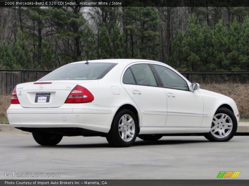 Alabaster White / Stone 2006 Mercedes-Benz E 320 CDI Sedan